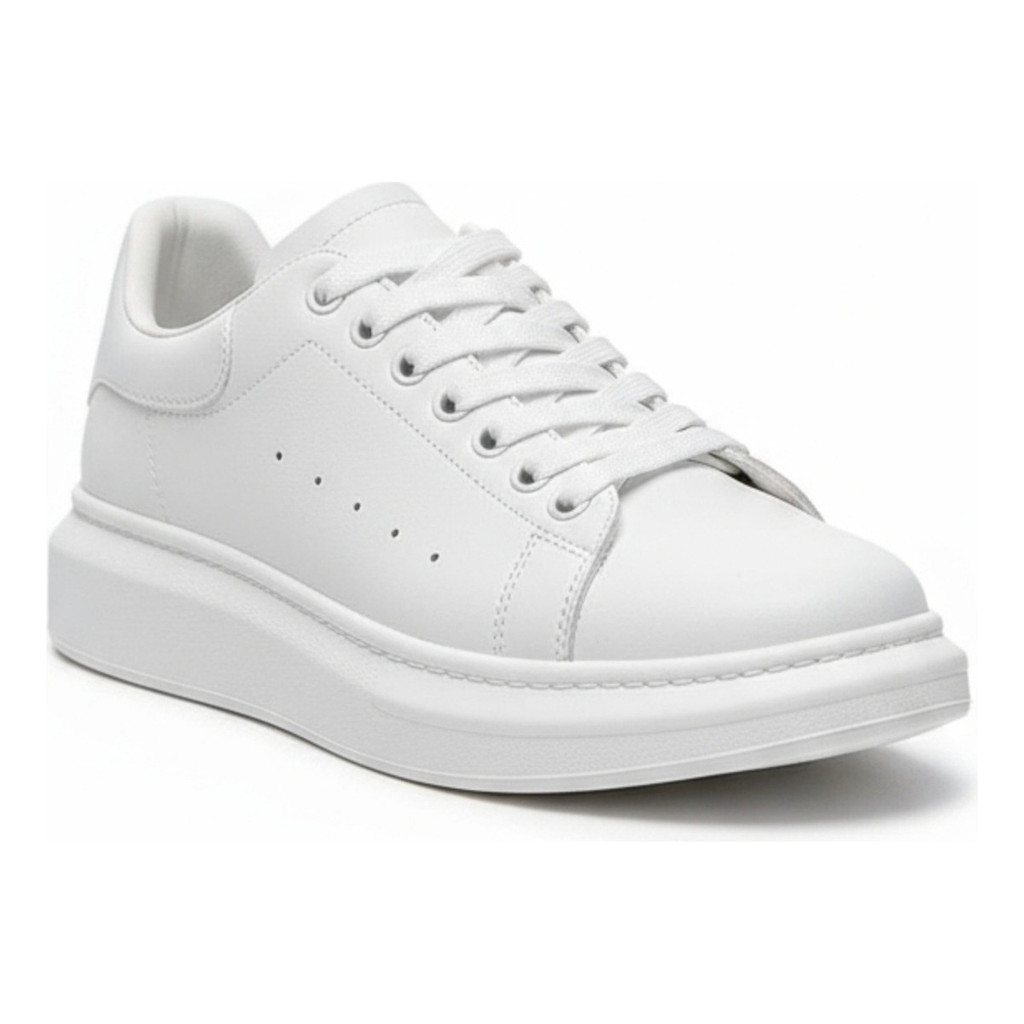 Tênis Casual Masculino Sola Alta Oversize Sneaker Clássico Estilo Urbano Moderno Confortável Moda Atual