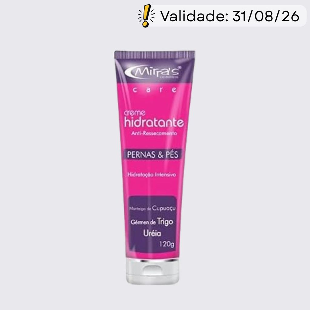 Creme Anti-ressecamento Pernas & Pés 120g - Mirras