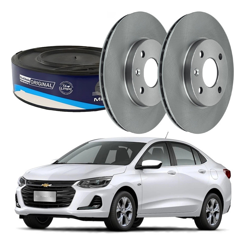 Disco Freio Dianteiro Onix Plus 1.0 12v Turbo 2019 A 2024