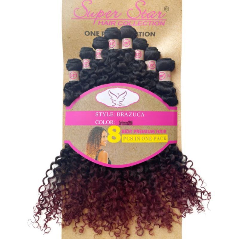 Cabelo 100% Orgânico - Cacheado Brazuca Original - Super Star - 1 Pct - 280gr