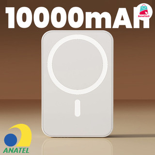 Carregador portátil de indução MagSafe para iPhone/Android Carga sem fio Capacidades: 300…