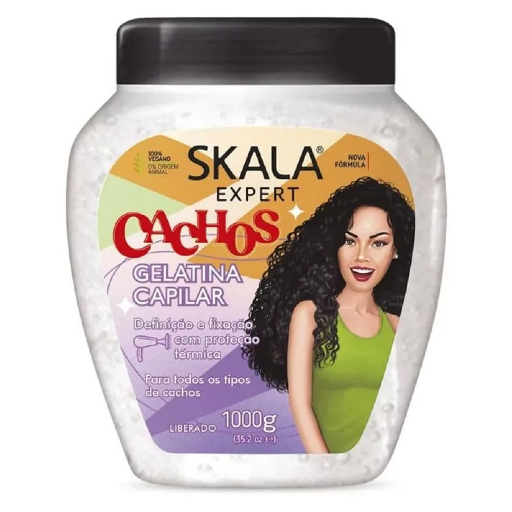 Gelatina Capilar Skala Cachos 1kg em Oferta na Shopee
