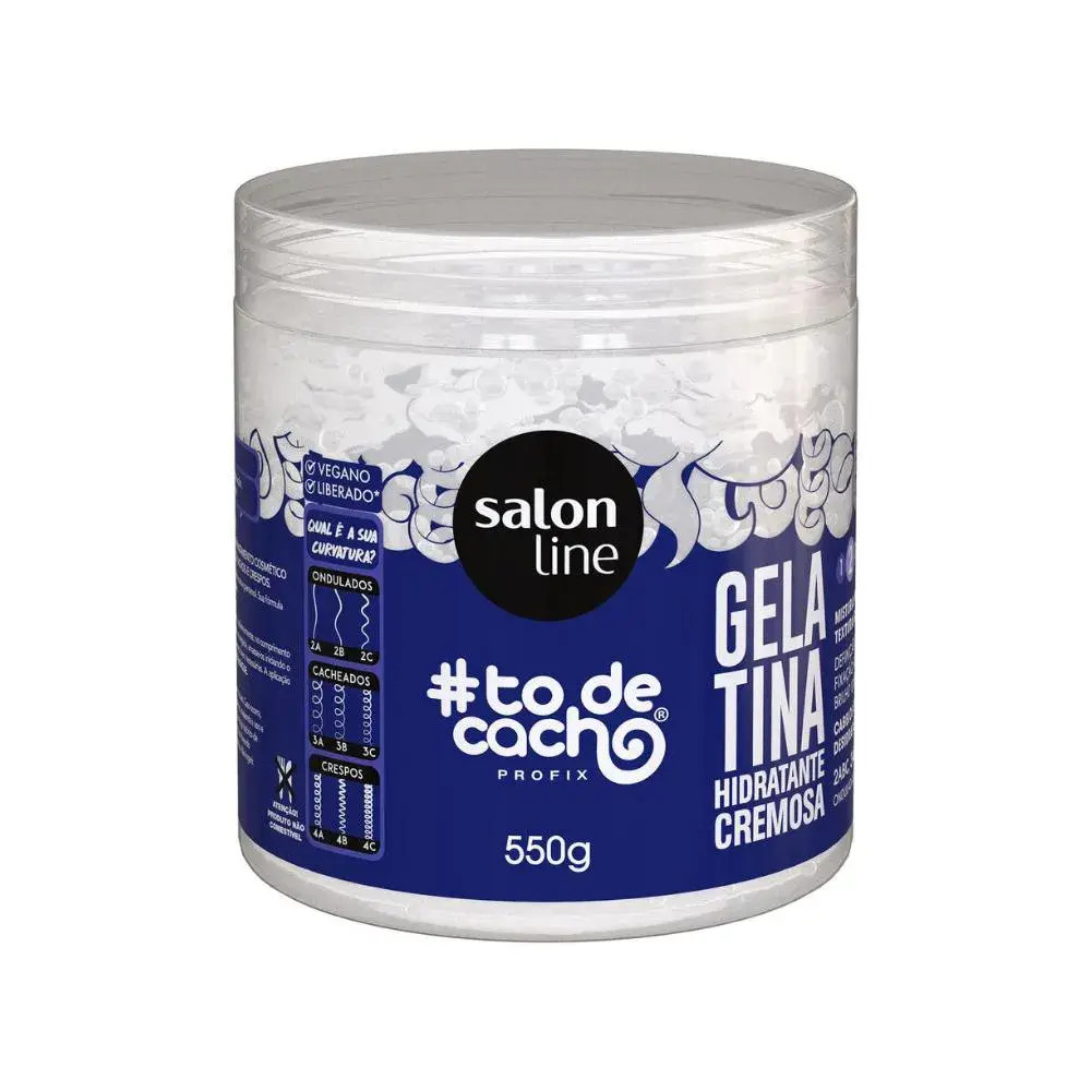 Salon Line #todecacho Gelatina Hidratante Cremosa 550 g em Oferta na Shopee