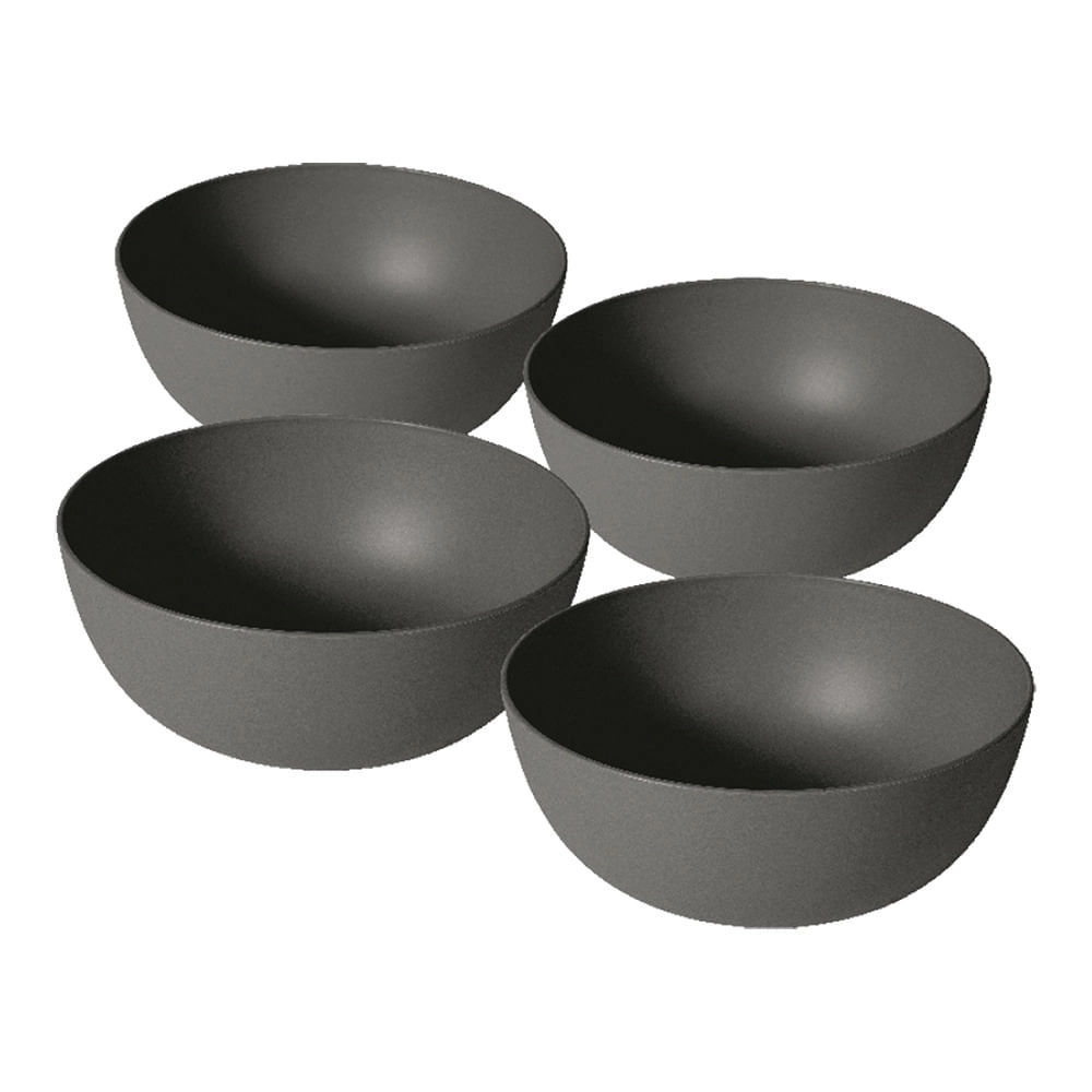 Conjunto de 4 Bowls 1,100ml BO0103 São Bernardo Preto