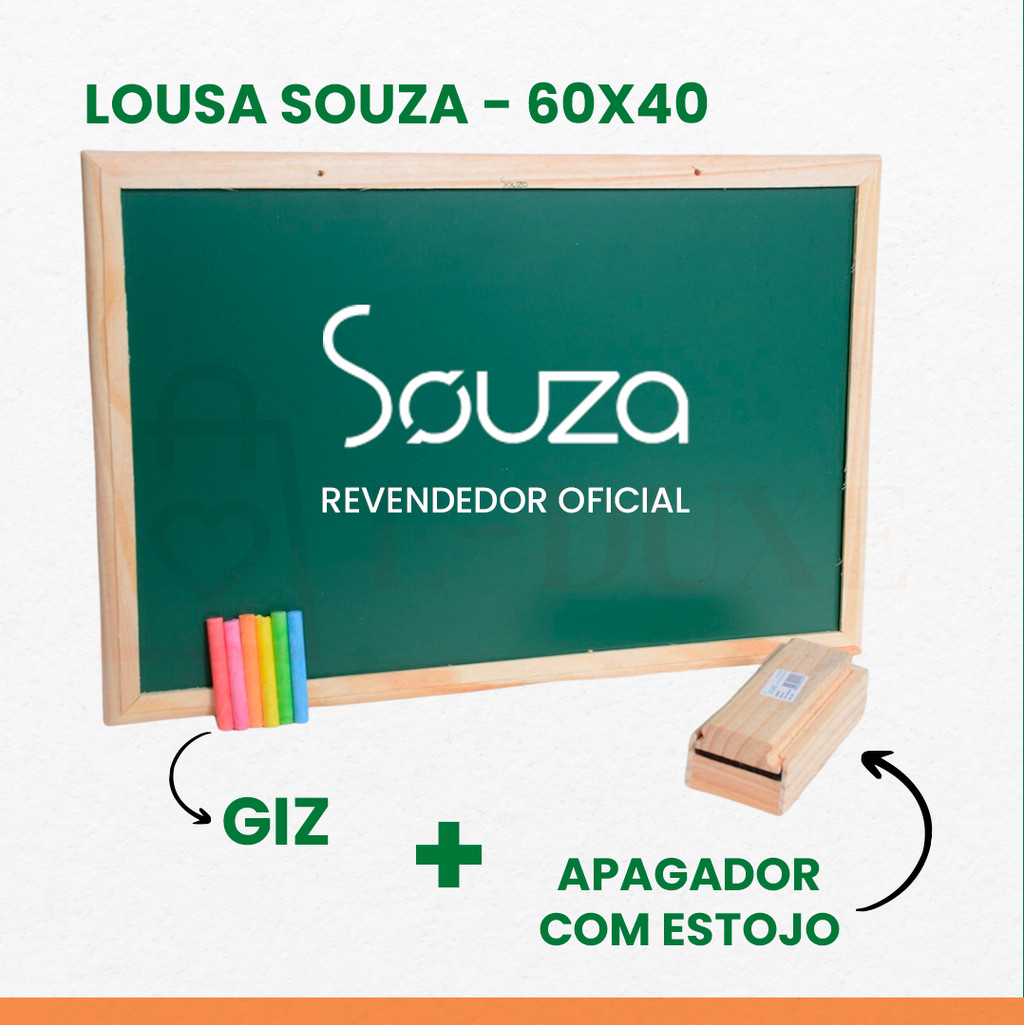 Quadro Lousa Verde Escolar 60x40 em Oferta na Shopee