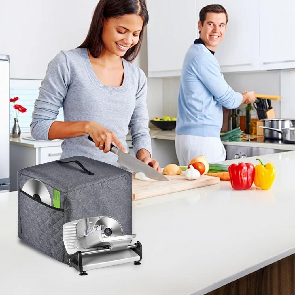 amogvn Capa Para Máquina De Fatiar Carne , À Prova D'água , Cortador De Alimentos , Aparelho De Cozinha , Poeira Casa , 