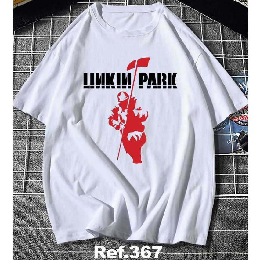 Camiseta Camisa Basica Algodão Unissex Banda Linkin Park Album Hybrid Theory Rock
