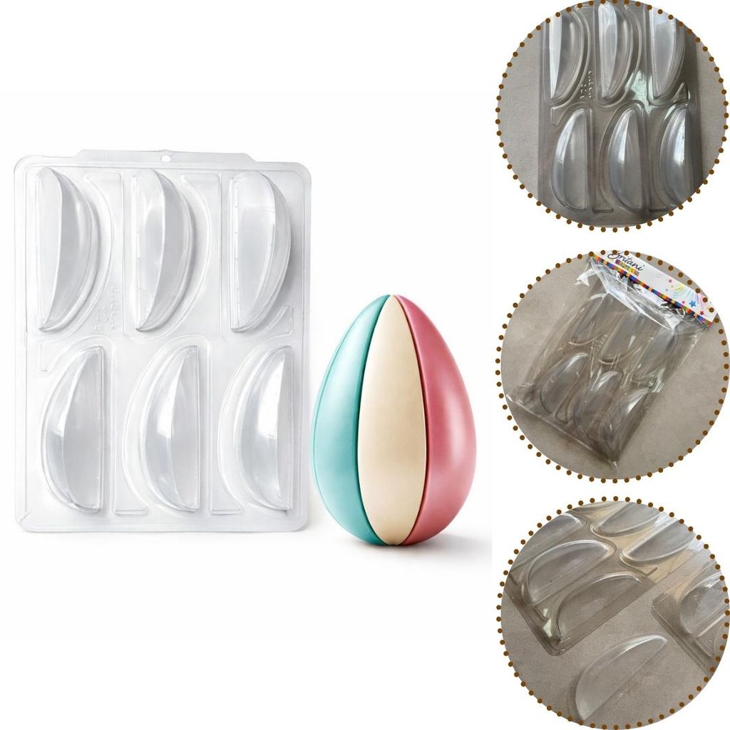 3 FORMA PARA OVO DE PÁSCOA 6 FATIAS 250G LANÇAMENTO em Oferta na Shopee