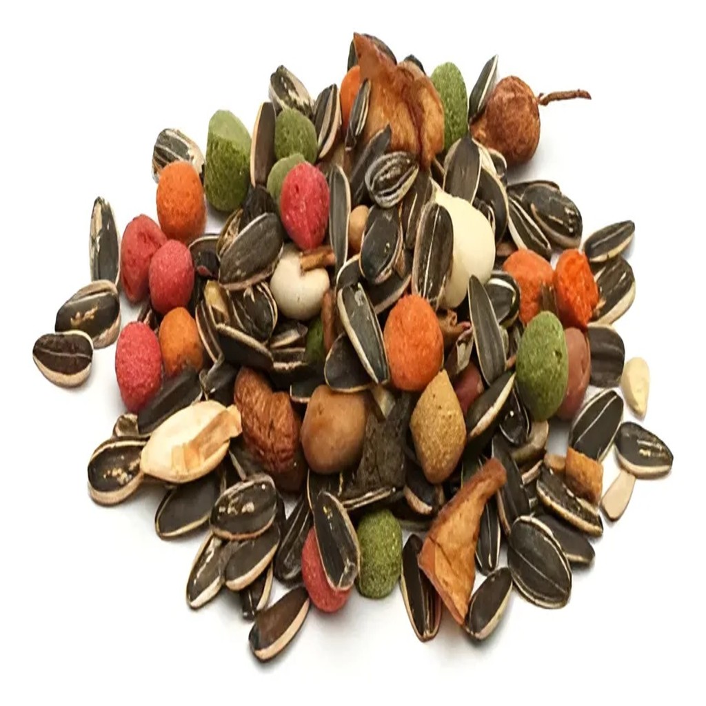 Mistura Mix Para Papagaios E Outras Aves 1kg, 3kg E 5kg Premium Com Sementes Selecionadas em Oferta na Shopee