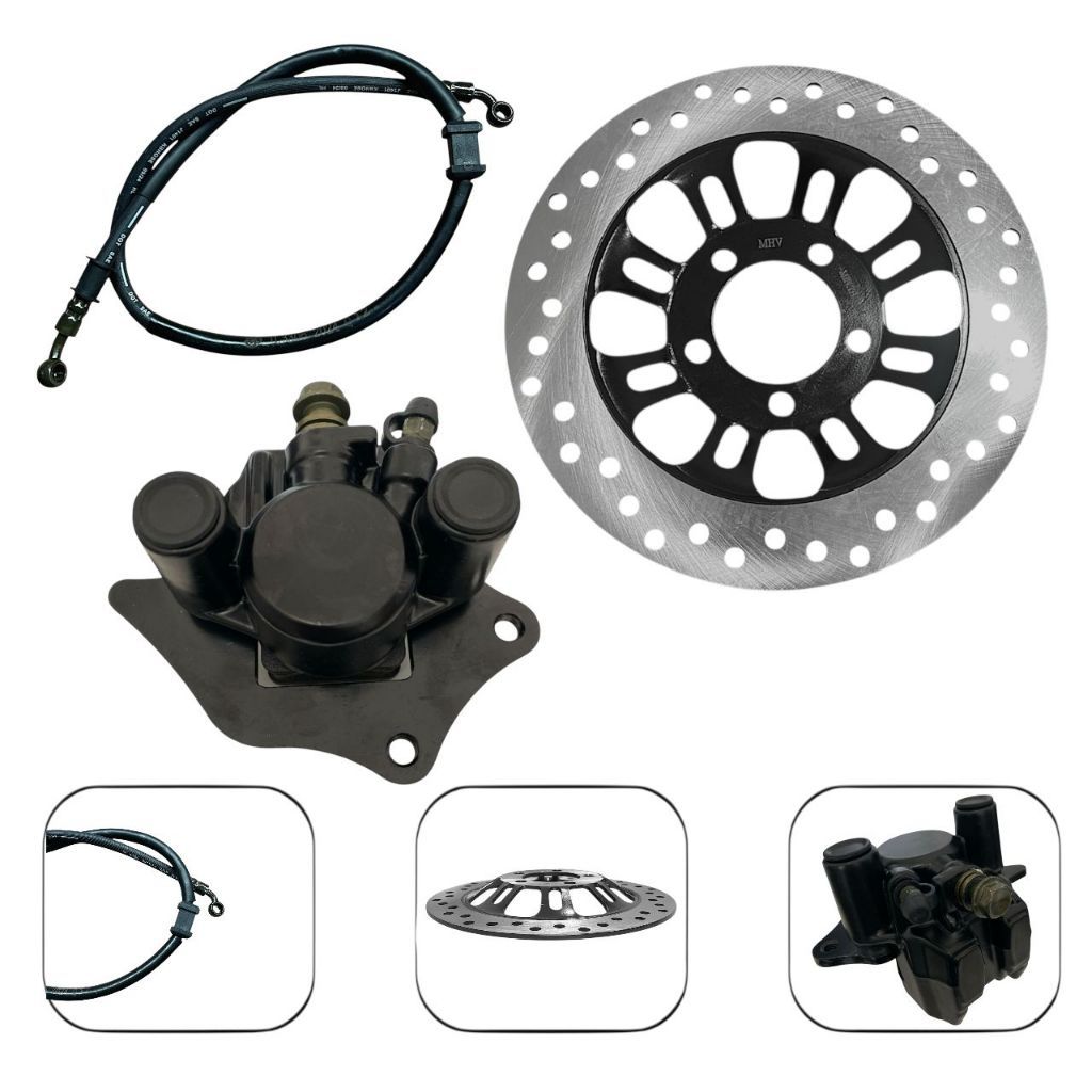 Kit Completo Pinça Disco De Freio Cabo Moto Honda TItan 150 04 A 08