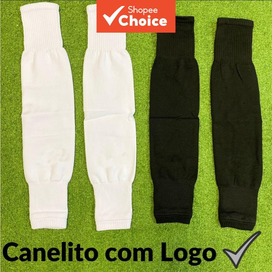 Um conjunto de 3 pares de meias de treino de futebol com logotipo, adequadas para treinamento e corrida.