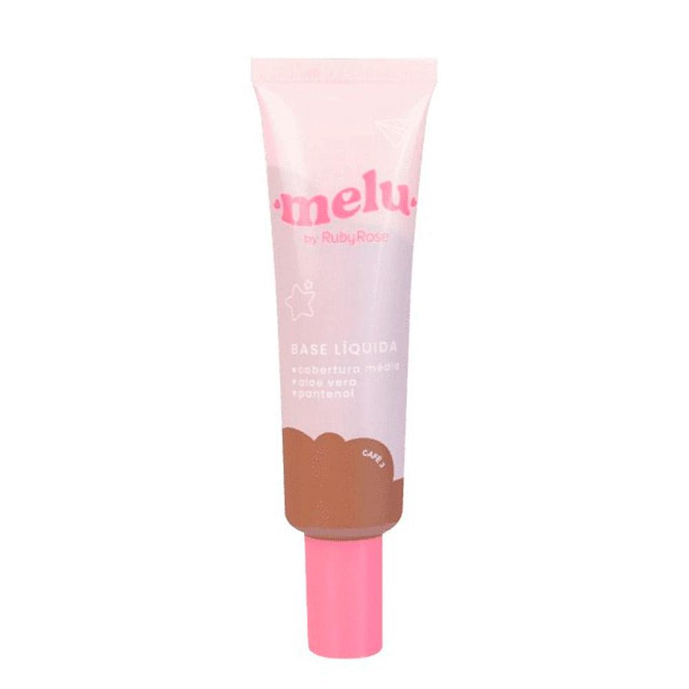Base Líquida Café 3 Melu By Ruby Rose 29ml