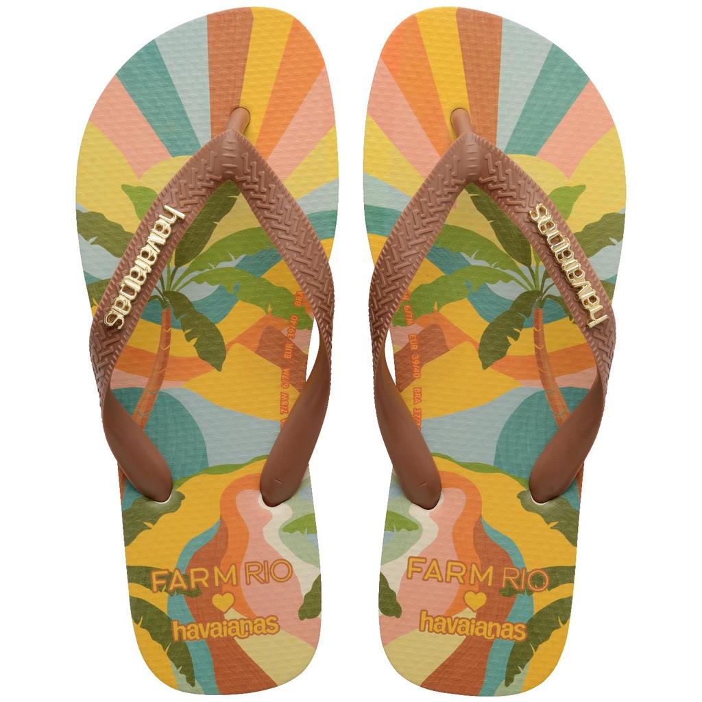 Chinelo Havaianas Farm Paisagem Carioca em Oferta na Shopee