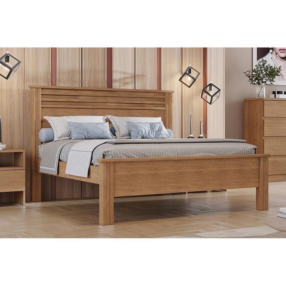Cama de Casal Verona Plus Freijo Cumaru - Novo Horizonte em Oferta na Shopee