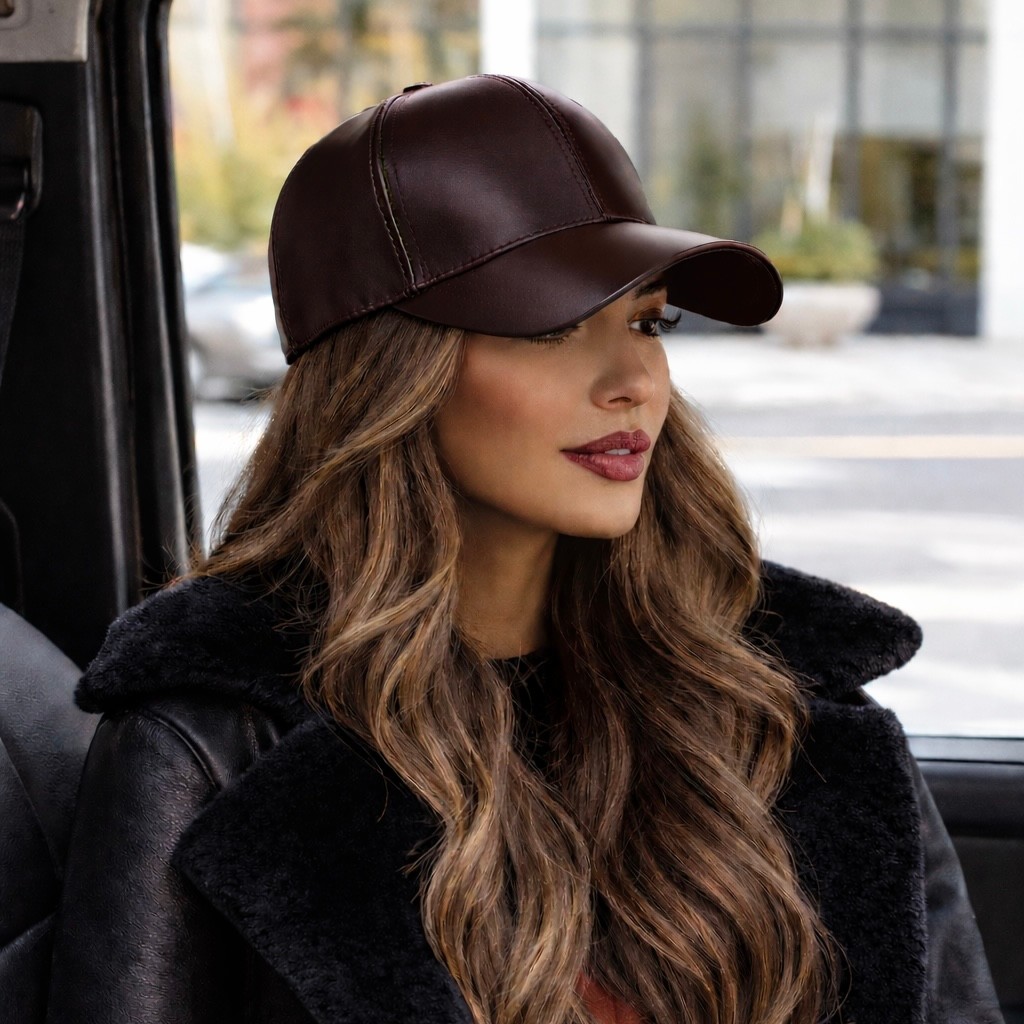 Boné De Beisebol Casual Unissex De Couro PU Ajustável Com Proteção Solar Para Viagens  Ar Livre Diário Esporte Aba Curva em Oferta na Shopee