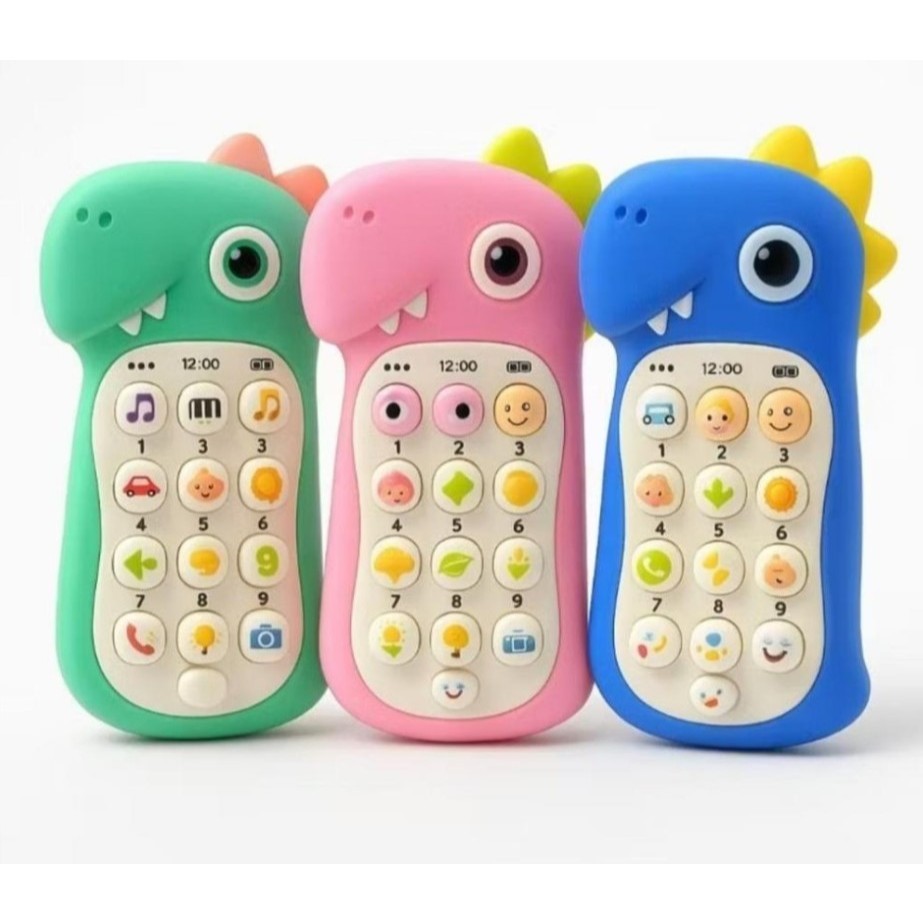 Telefone Celular Infantil  Interativo Musical Sensorial Mordedor Brinquedo Para Bebê