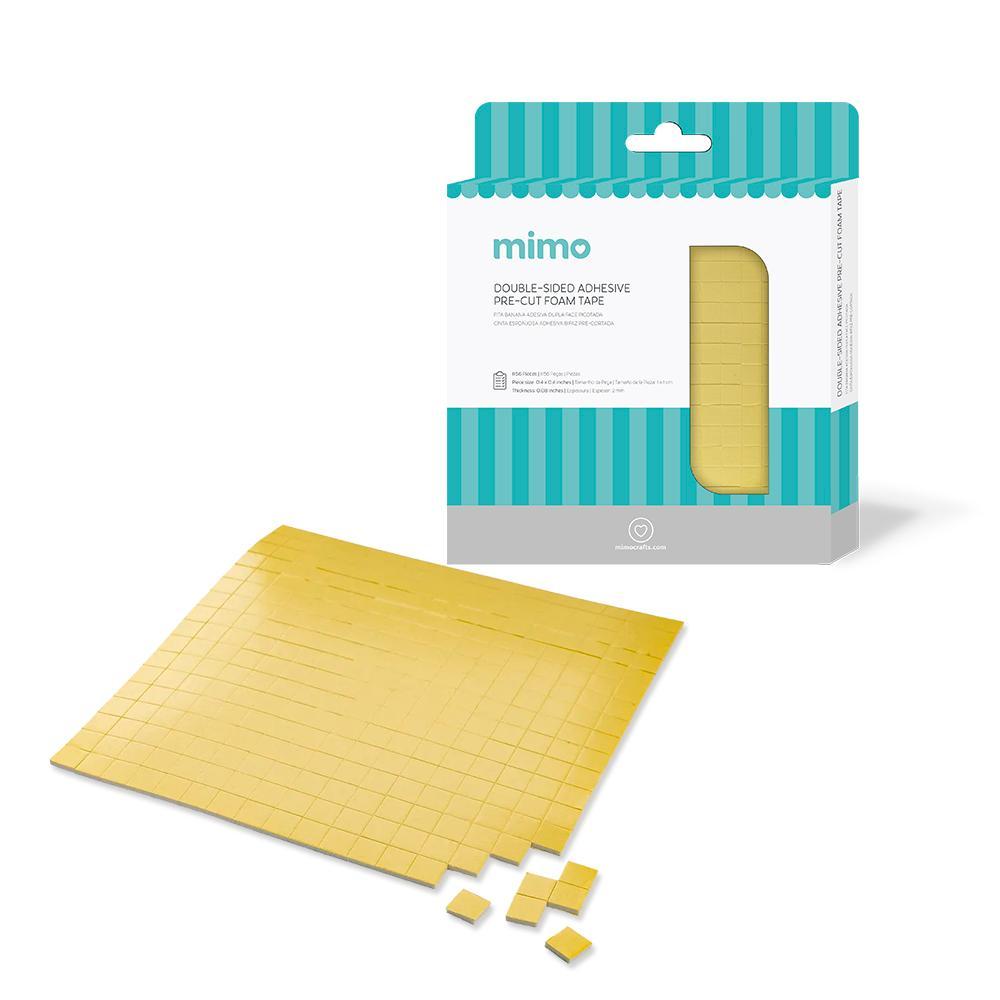 Fita Banana Adesiva Dupla Face Picotada - Mimo - 1cm x 1cm - 1156 Peças em Oferta na Shopee
