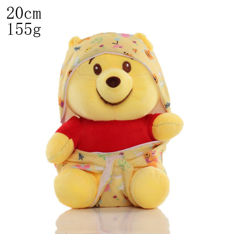20cm Dos Desenhos Animados Anime Winnie the Pooh Mr Sanders Brinquedos De Pelúcia Urso Boneca Segurar Travesseiro Edward
