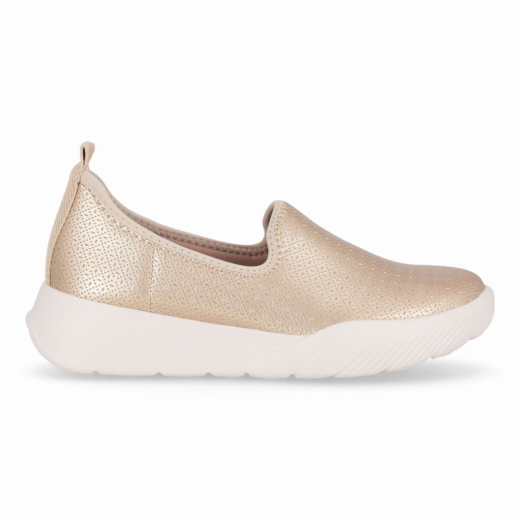 Tênis Fascite Médio Ouro com Marfim em Oferta na Shopee