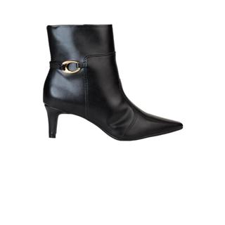 Bota Bebecê Ankle Boot Metal Salto Médio em Oferta na Shopee