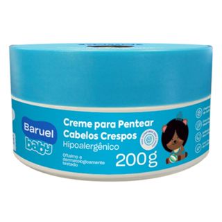 Creme de Pentear Infantil Baruel Baby Cabelos Crespos 200g em Oferta na Shopee