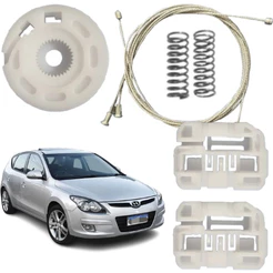 Kit Reparo Maquina Vidro Eletrico i30 2009 2010 2011 2012 4 Portas Dianteiras Com Arraste