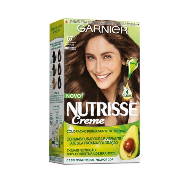 Tintura Nutrisse Creme 67 Chocolate em Oferta na Shopee