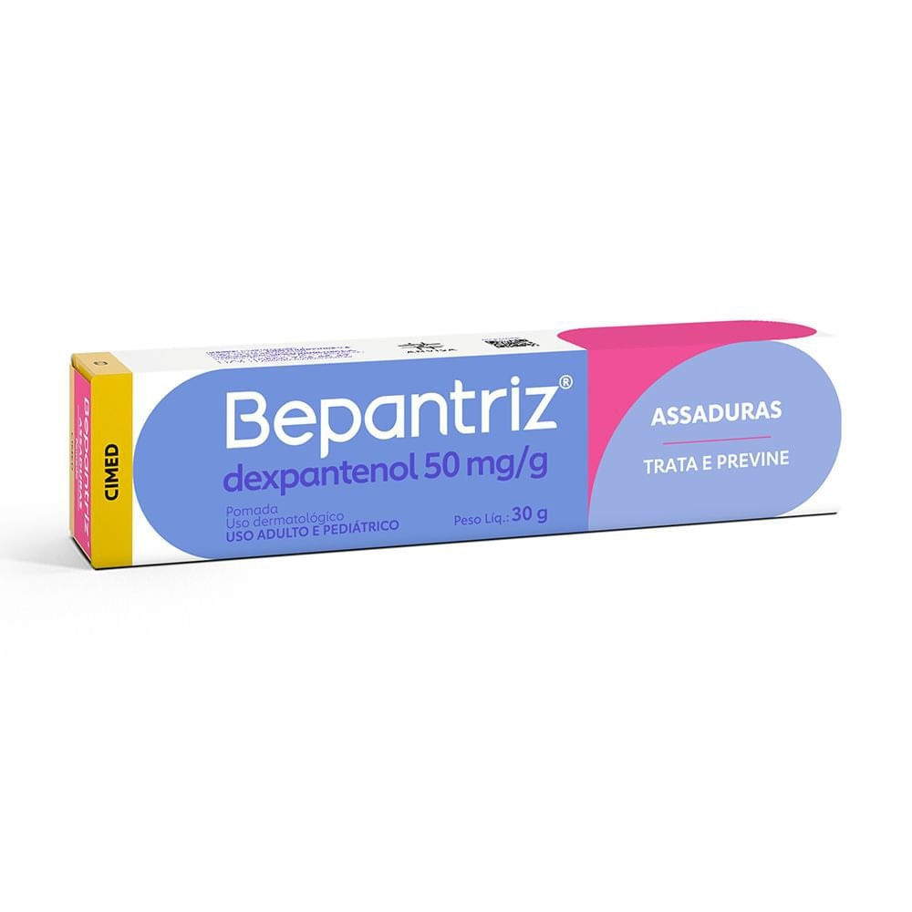 Bepantriz Pomada para Assaduras Dexpantenol 30g em Oferta na Shopee