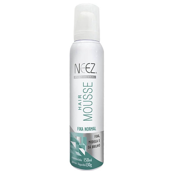 Hair Mousse Fixa Normal 150ml - Neez em Oferta na Shopee