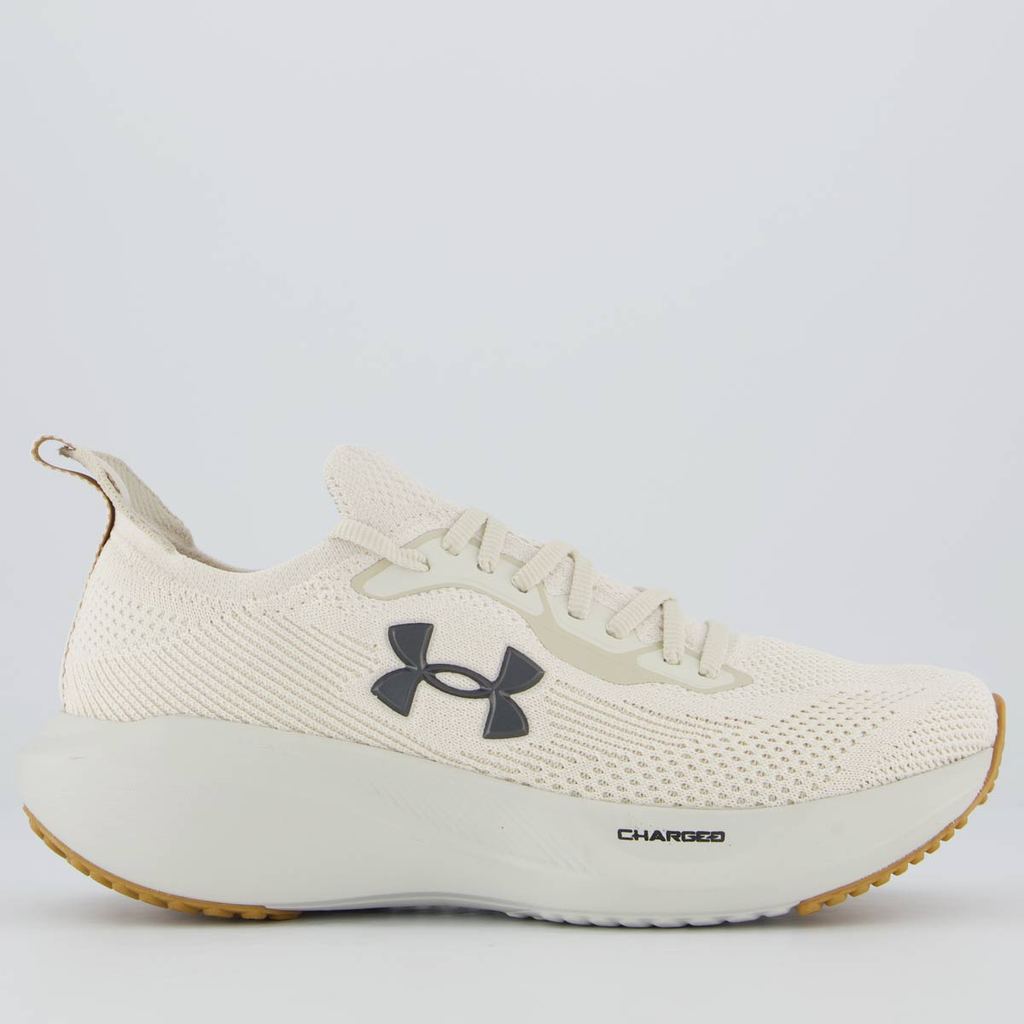 Tênis Under Armour Charged Slight 3 SE Branco e Cinza