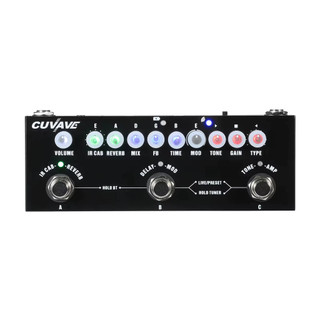 Cuvave Cube Baby Pedaleira Digital Portátil - Multi-efeitos com Distorção para Guitarra