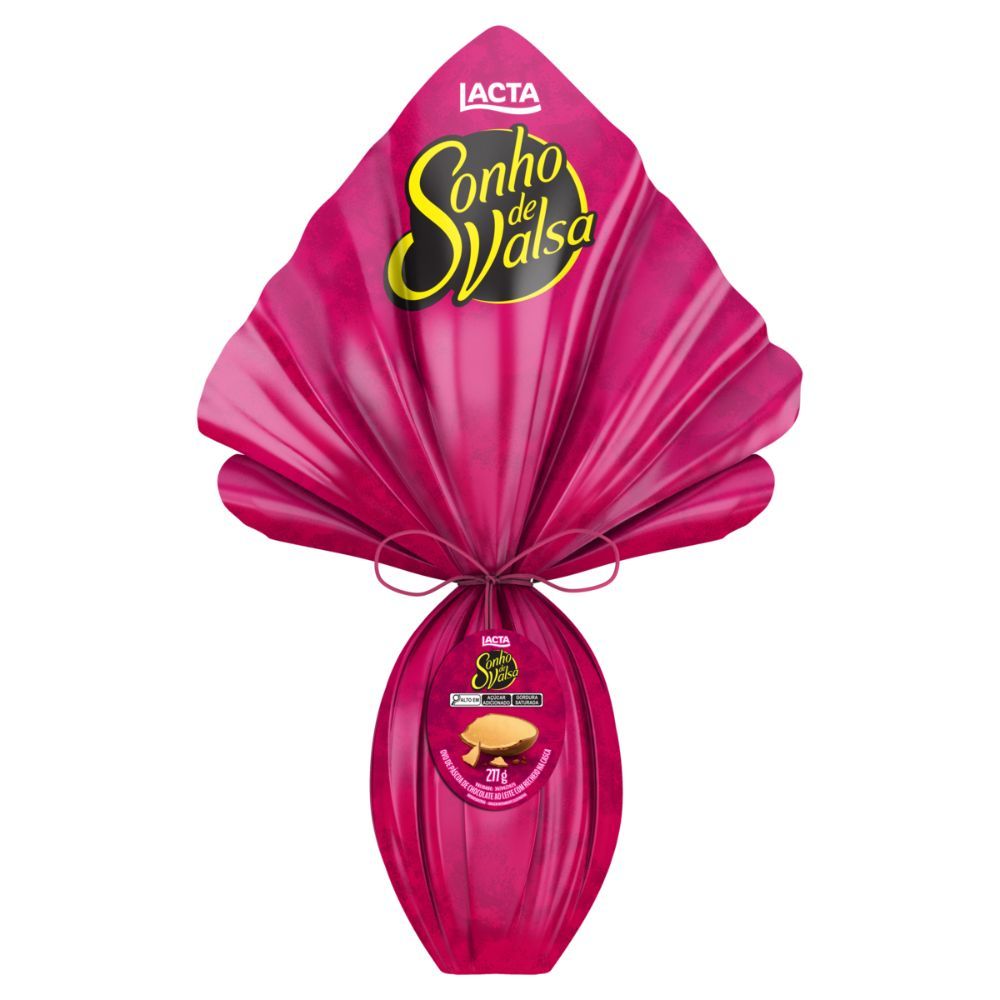 Ovo de Páscoa ao Leite Sonho de Valsa Lacta 277g em Oferta na Shopee