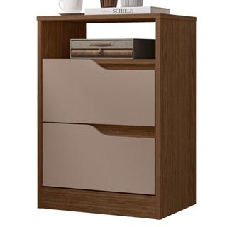 Mesa de Cabeceira Sole 2 Gavetas Flex - Móveis Albatroz em Oferta na Shopee