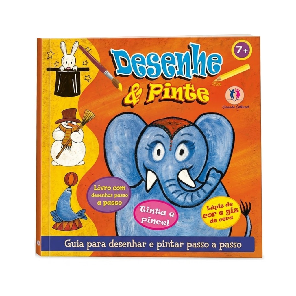 Livro Infantil Desenhe & Pinte – Guia para Desenhar e Pintar Passo a Passo