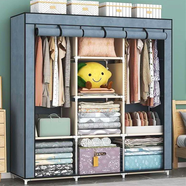 🧥 Guarda Roupa Dobrável Portátil com Zíper | Organizador Multifuncional de Roupas