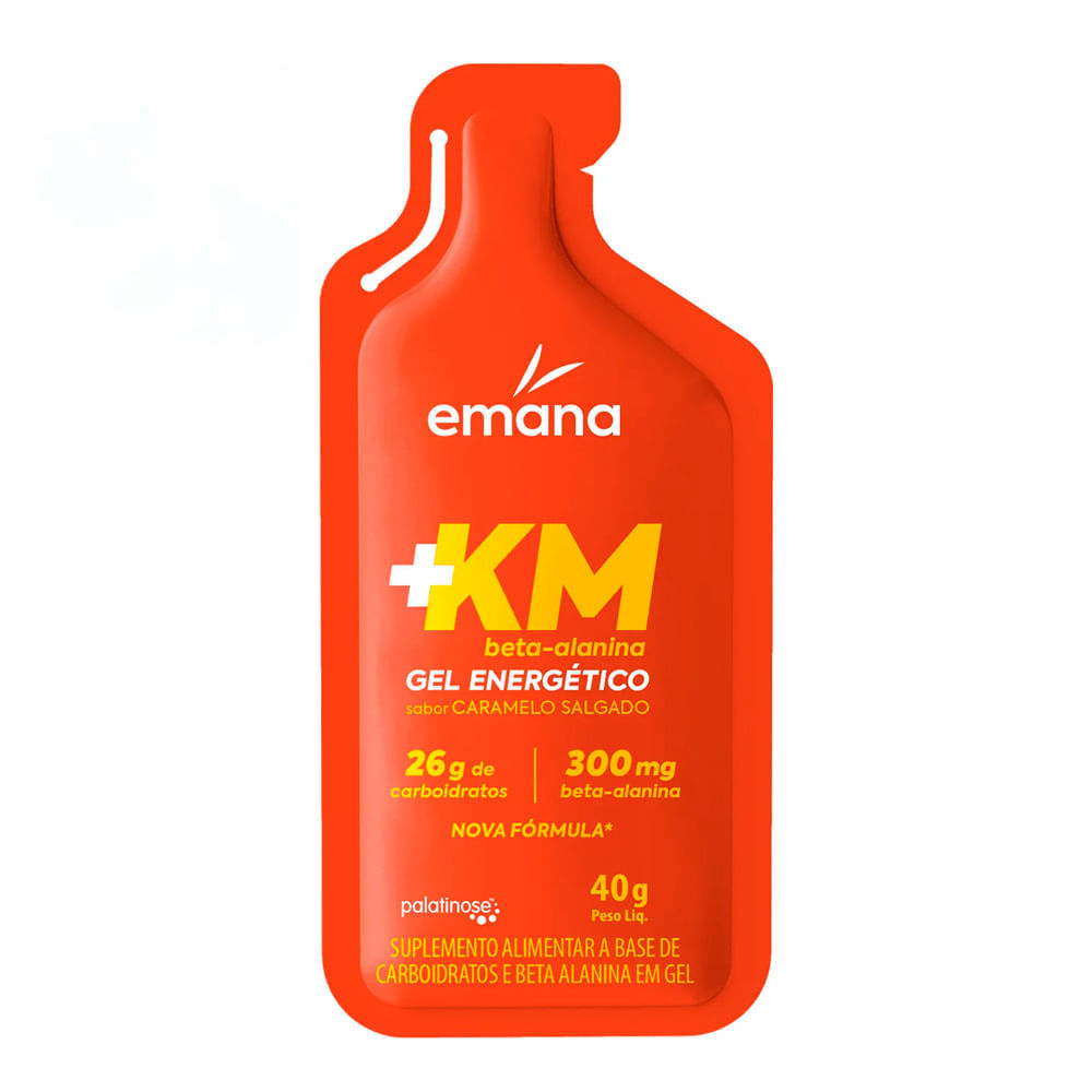 Gel Energético Emana +KM Beta Alanina Sabor Caramelo Salgado 40g em Oferta na Shopee