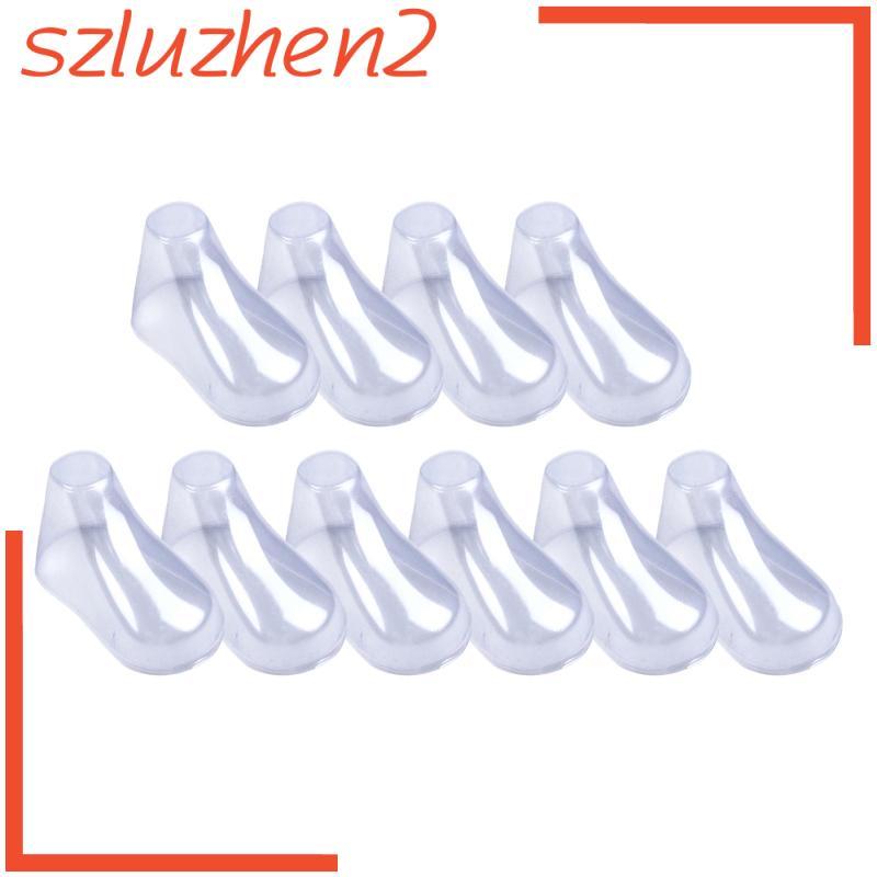 [Szluzhen2] 2-4 Pacotes Com 10 Unidades De Macas Transparentes Para Sapatos De Bebê Profissionais Loja De Meias