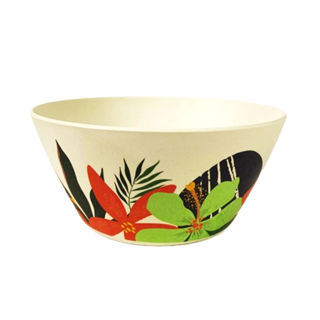 Bowl em Melamina Cazza Floral Boho Branco 650ml em Oferta na Shopee