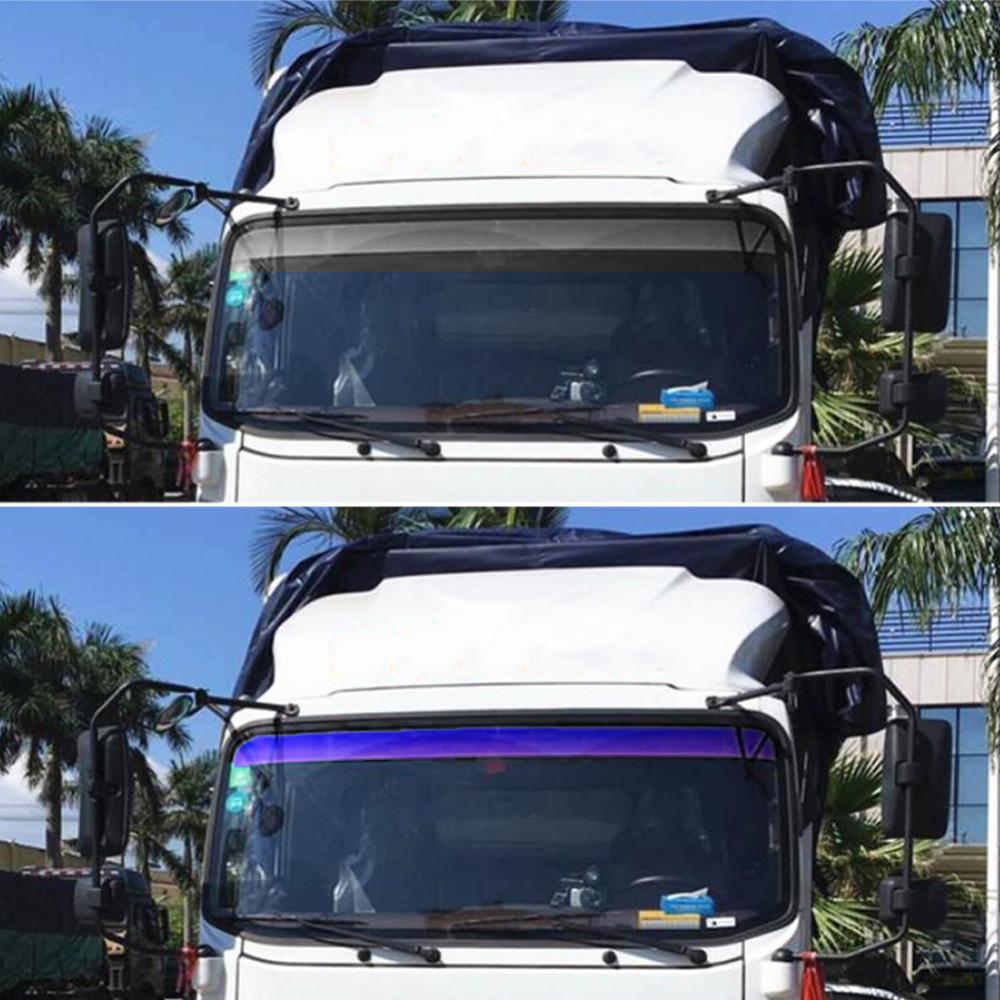 TKEY 20X100cm Janela Do Carro Sun Sombra Pára-Brisa Dianteiro Sol Filme Matiz Da Automática Profissional Protetor UV Ade