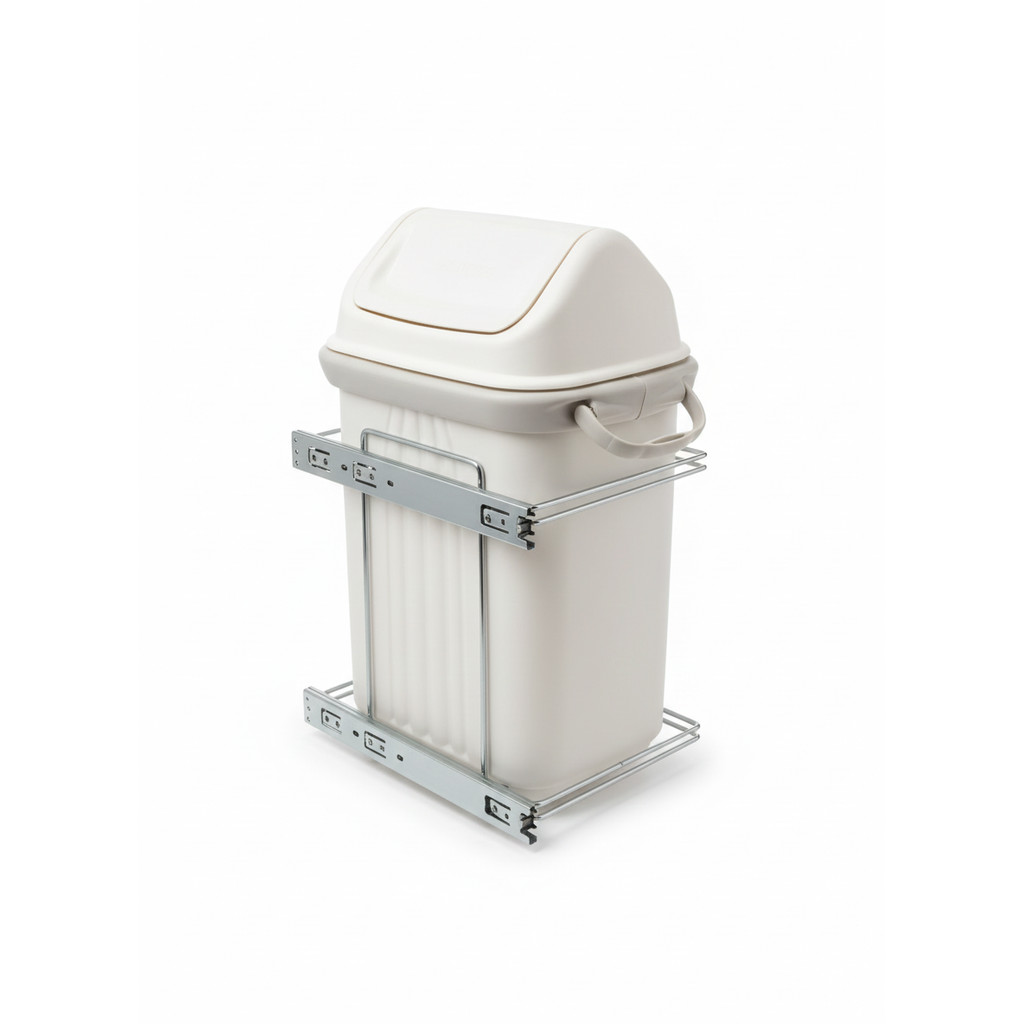 Lixeira Unitaria Fix Lateral 19 Litros Balde Bege Sanremo em Oferta na Shopee