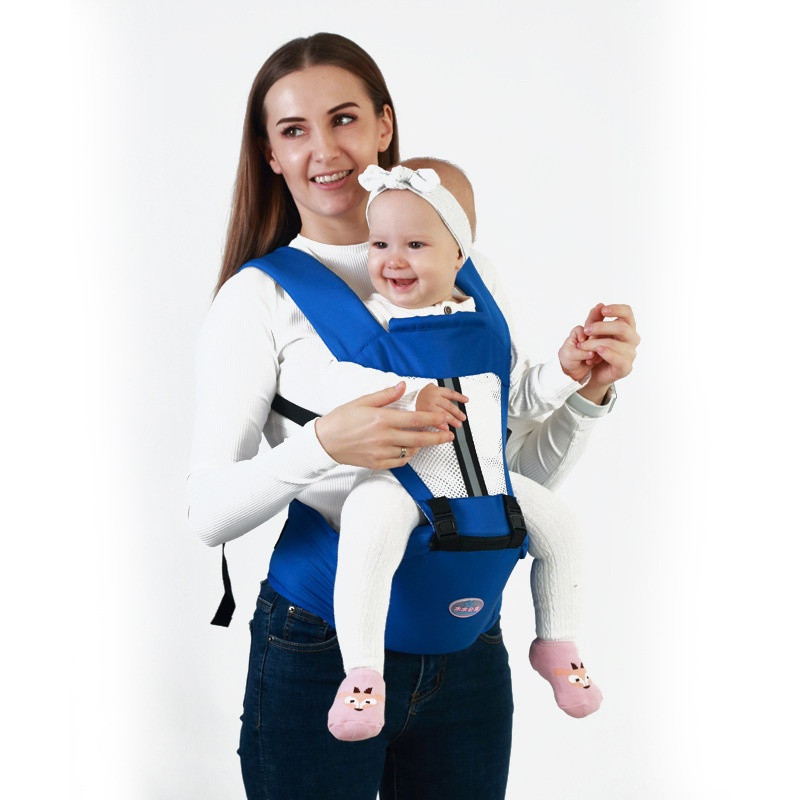 Mochila ergonômica estilo canguru para bebês de 0 a 48 meses com cinto
