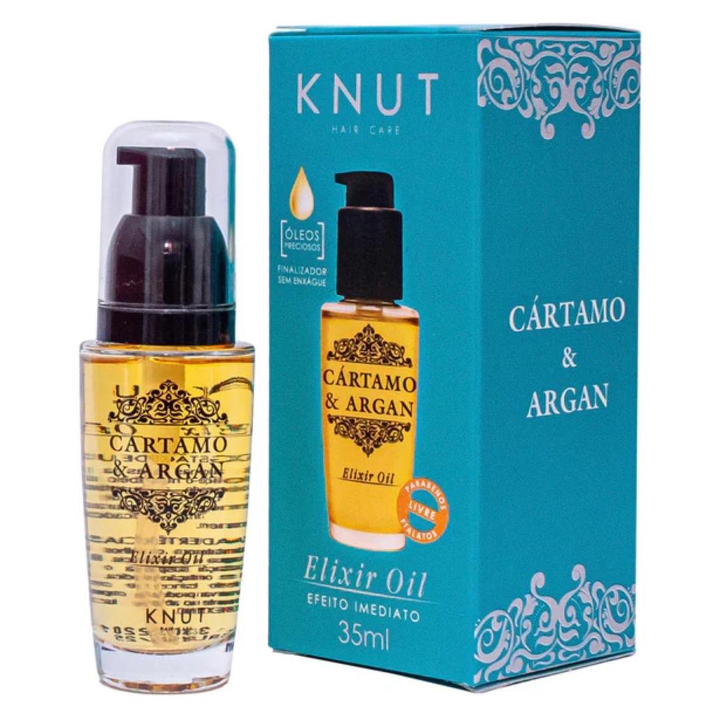 Elixir Oil Cartamo Argan Knut Óleo Nutritivo Antifrizz 35ml