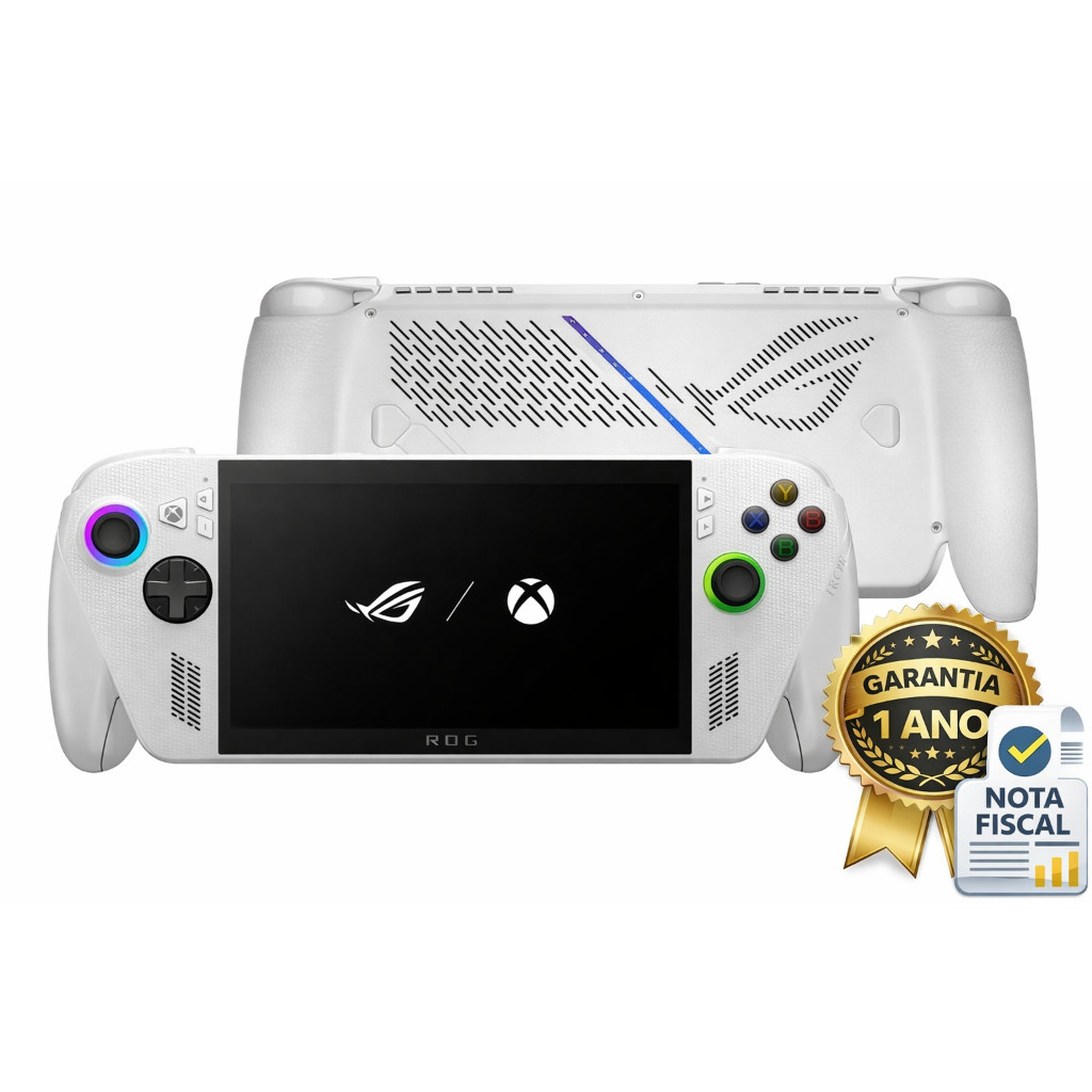 CONSOLE ROG XBOX ALLY ASUS RYZEN 512GB  Z2 WHTE - COM NOTA FISCAL E GARANTIA DE 1 ANO!