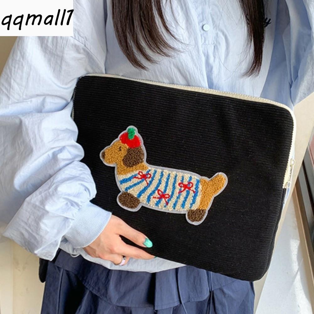 QQMALL1 Bolsa Para Laptop , Tablet À Prova De Choque Cachorro De Desenho Animado Computador Doce E Fina Meninas Kawaii