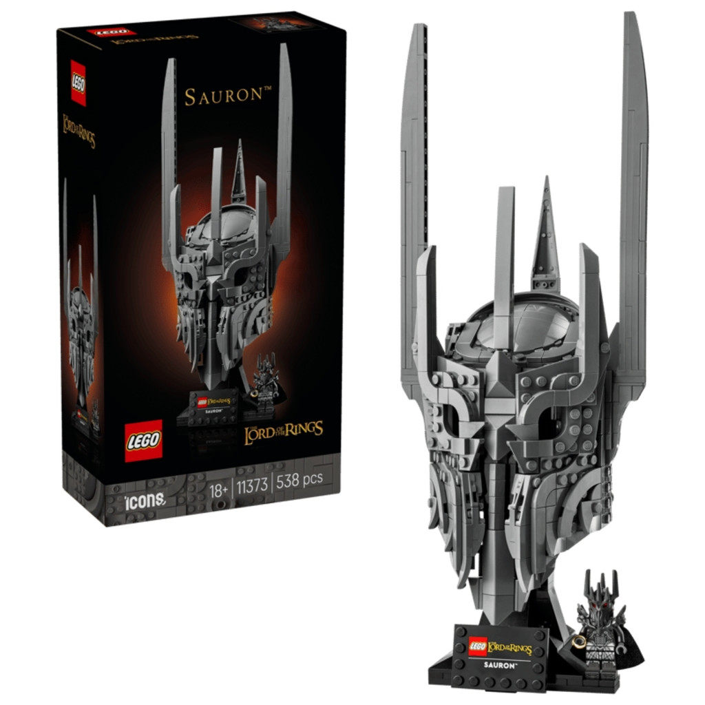 Blocos de Construção O Senhor dos Anéis Capacete do Sauron 538 Peças 11373 - LEGO