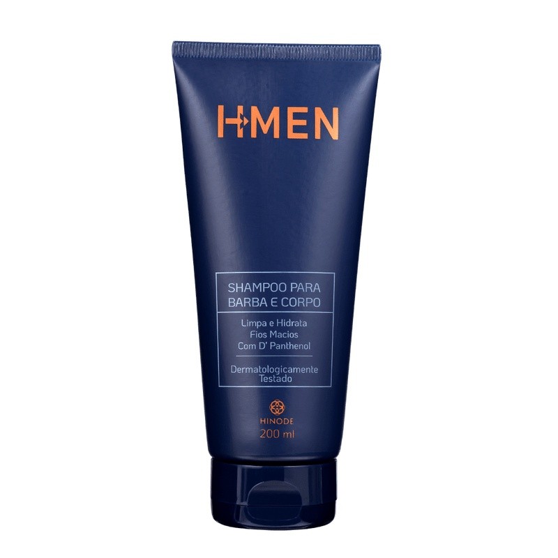 Shampoo Para Cabelo E Barba H-Men 200ml HINODE