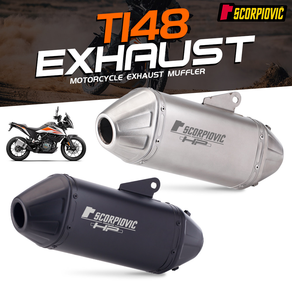 Silenciador Universal De Escapamento De Motocicleta T148 De 51 Mm Com DB Killer