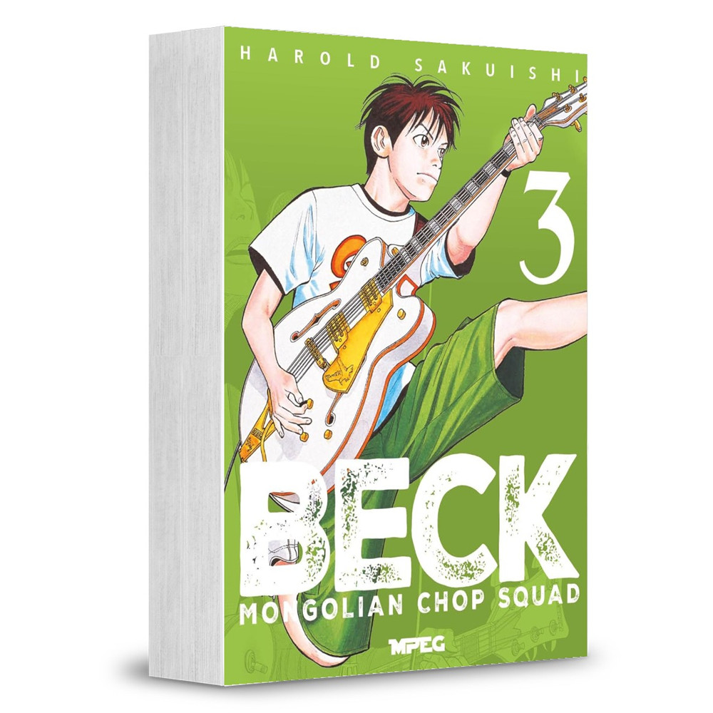 Capa do livro Mangá - Beck - Volume 3 - Novo/Lacrado - Editora MPEG -