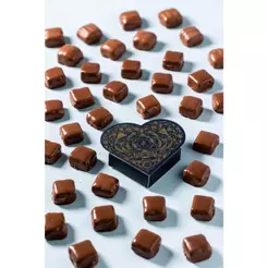 Biscoito Mini Coração Tijolinho Azul 30g | Biscoitê