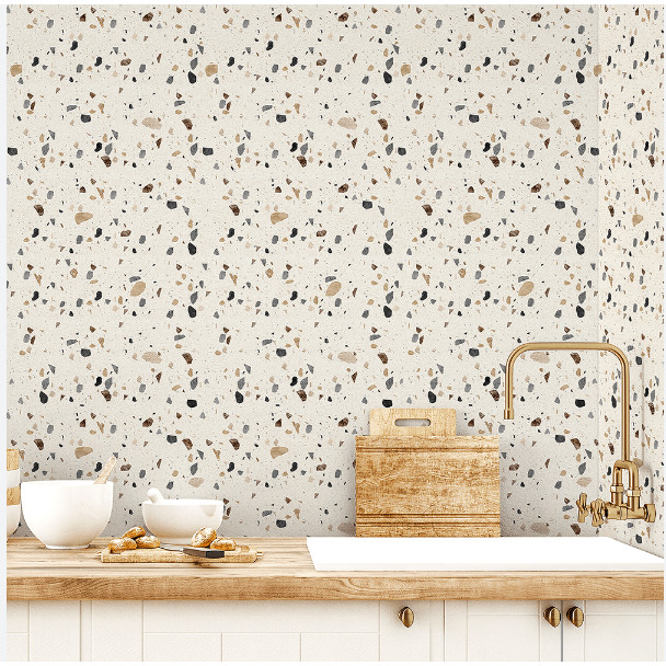 Papel de Parede Granilite Colorido Autocolante Textura Premium Lavável Quarto Sala Cozinha Banheiro — imagem 2 de 2